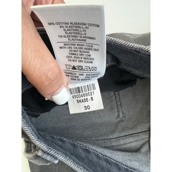 Hudson Blake Slim Straight Jeans Dark Wash Denim Pants Casual Size 30 - Picture 9 of 11